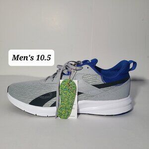 Reebok Runner 4 4E Pure Grey Vector Blue Men's Shoes Size 10.5 NWT